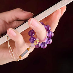 Amethyst Phone Chain Pendant