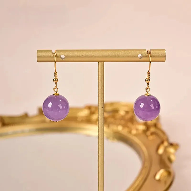 Amethyst Drop Earrings