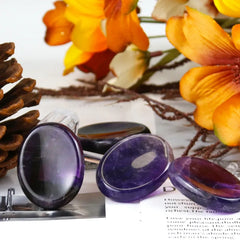 Amethyst Worry Stone