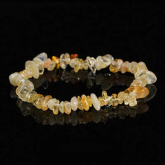 Brazilian Citrine Bracelet Irregular Shape