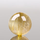 Brazilian Golden Rutilated Quartz Round Bead