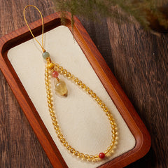 Citrine Phone Chain Vintage Style