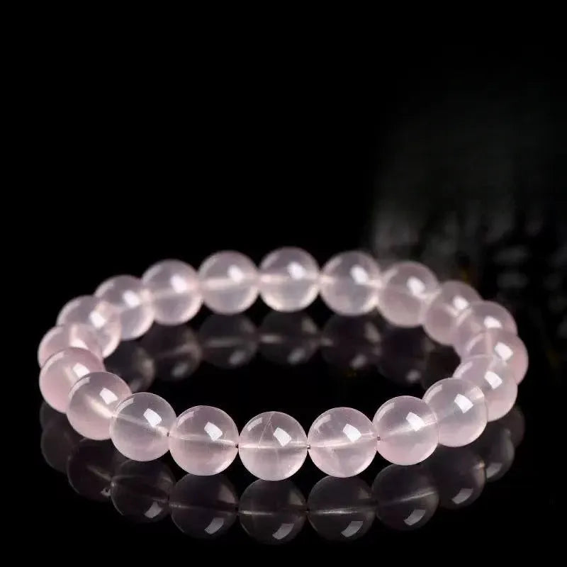 Clear Rose Quartz Bracelet