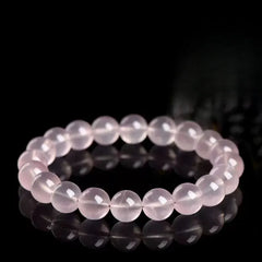 Clear Rose Quartz Bracelet