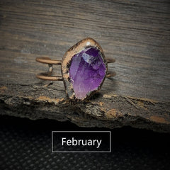 February Birthstone Ring Amethyst
