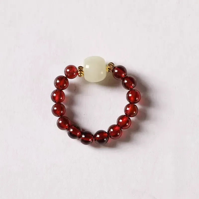 Garnet Jewelry Ring