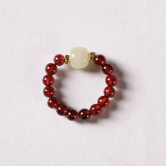 Garnet Jewelry Ring