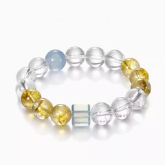 Golden Harmony Crystal Bracelet