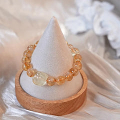 Golden Rutilated Quartz Crystal