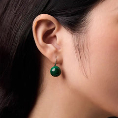 Malachite Drop Earrings