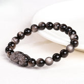 Obsidian Pixiu Bracelet
