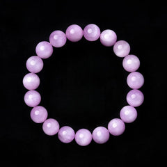 Purple Lepidolite Crystal Bracelet