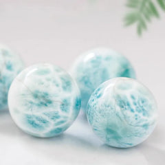 Raw Gemstone Round Beads