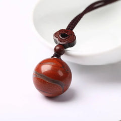 Red Jasper Pendant Necklace