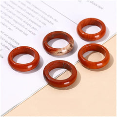 Red Jasper Ring Band