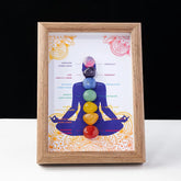 Seven Chakra Stones Decorative Frame
