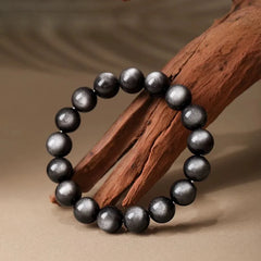 Silver Obsidian Energy Bracelet