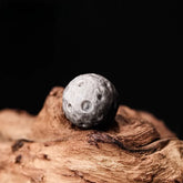 Silver Obsidian Matte Bead