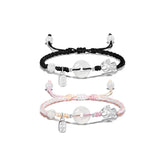 Silver Pixiu and Agate Peace Knot Bracelet