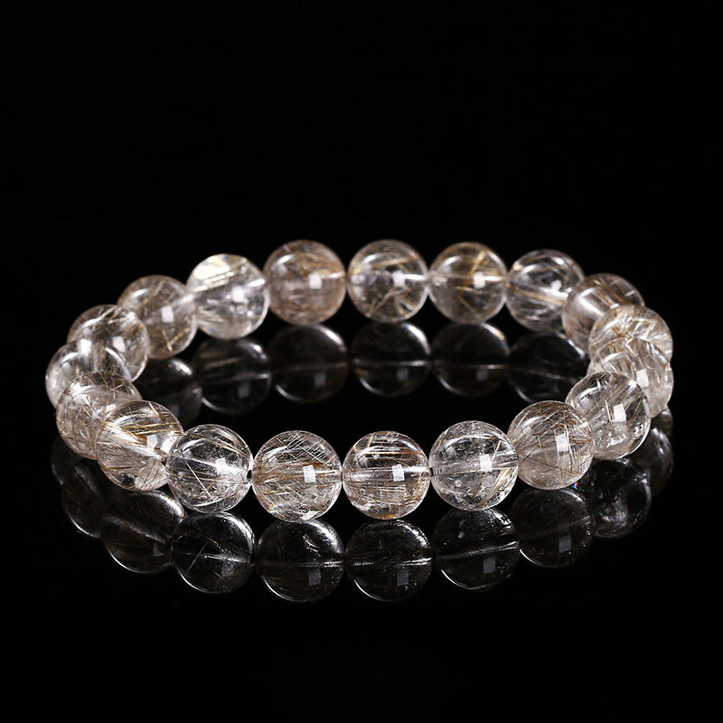 Silver Rutilated Quartz Bracelet