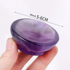 Size of Crystal Fluorite Bowl