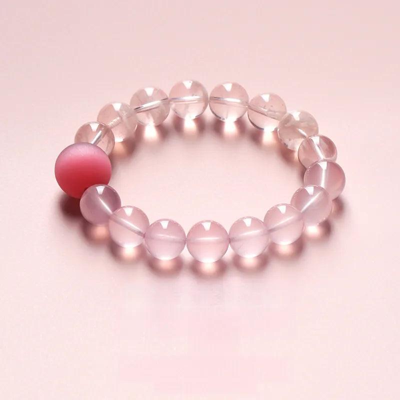 SnowflakeGhostQuartzBracelet