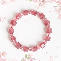 Strawberry Quartz Bracelet