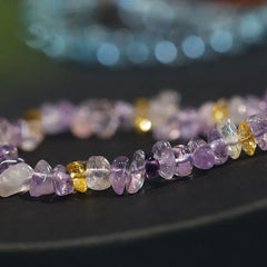 White Quartz Phone Chain beads