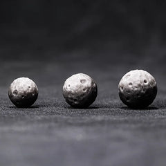 different size Silver Obsidian Matte Bead