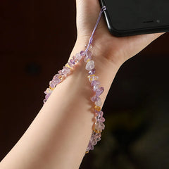 genuine Amethyst key chain