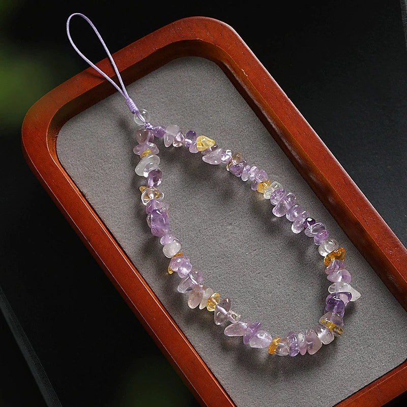 phone chain pendant in tray