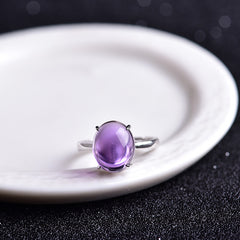 purple amethyst ring