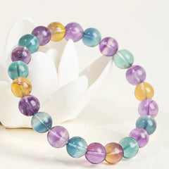 rainbow fluorite bracelet